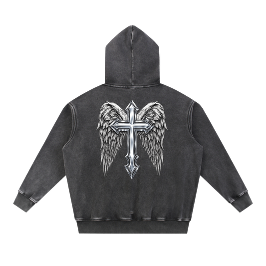 Snow Wash Fleece Vizion Hoodie